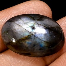 Natural Labradorite Oval Shape Cabochon Loose Gemstone 24.5 Ct 24X16X7mm A-21658