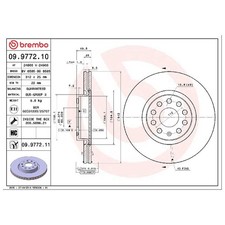 2x Bremsscheibe vorne für Audi TT FV9 Cupra Formentor KM7 Leon KL1 KL8 26225750