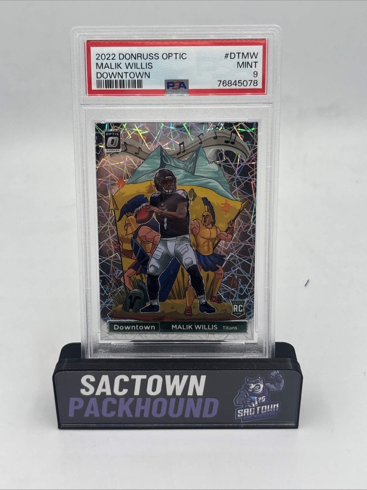 2022 Panini Donruss Optic - Downtown Malik Willis #DT-MW (RC)