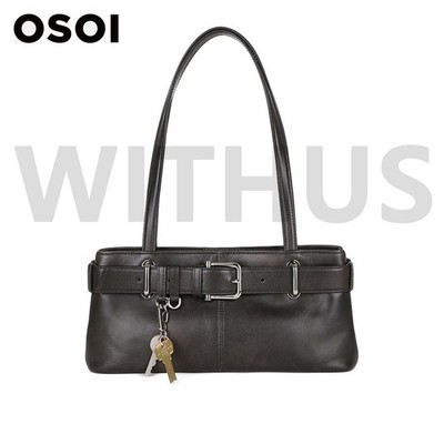 OSOI SHOULDER BROCLE MINI [STAIN BROWN] Women's Shoulder Bag