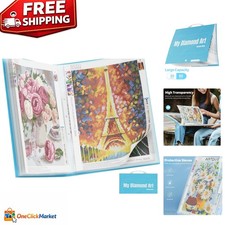 A3 Diamond Painting Portfolio Folder with 30 Sleeves - Stylish Storage Solution