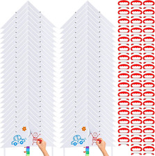 50 Pack DIY Blank Kites for Kids - Fun Craft Kits for Parties  Outdoor Games