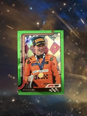 2025 Topps Chrome Formula 1 Oscar Piastri /99 Green (Grand Prix WInner)