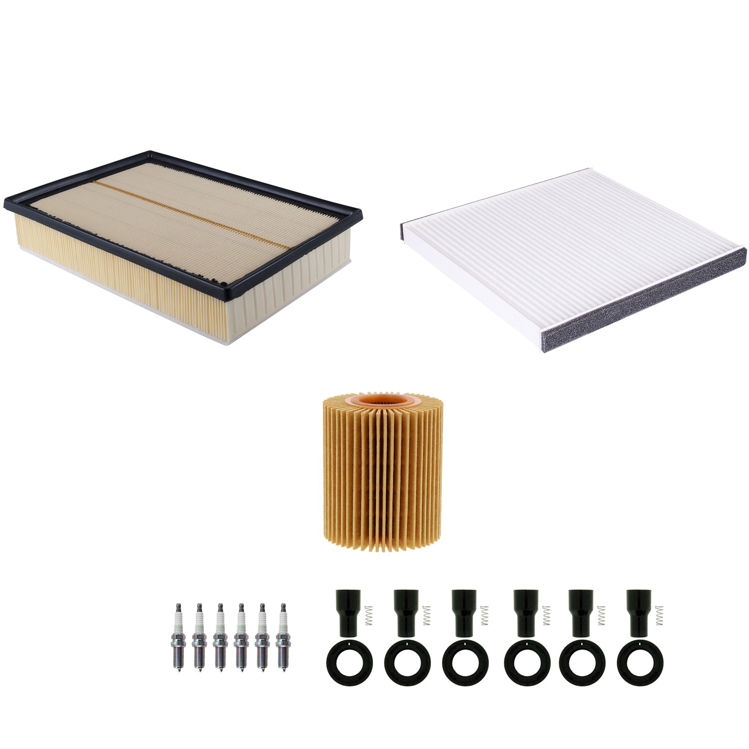 Denso Tune Up Kit NGK 6 Spark Plugs  Boots Kit for Toyota FJ Cruiser 4.0L V6