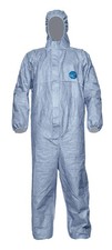 Image of Tyvek® 500 Xpert Hooded Coverall Blue Size XL