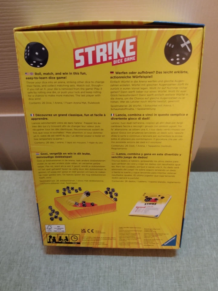 Ravensburger 2020 Strike Dice Game Roll Match Win 100% Fully Complete Excellent - Image 3 of 4