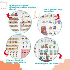 500-Word Audio Learning Book, English Words Sound Book For Kids Toddlers — image 6
