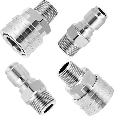 #ad NPT Compliant 3 8quot; Quick Disconnect Kit 2 Sets of Pressure Washer Connectors $20.99