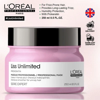 L'ORÉAL PROFESSIONNEL LOreal Professionnel Serie Expert Liss Unlimited Hair Mask Anti Frizz 250ml