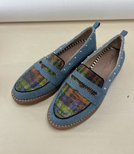Betsy Johnson Halliee Rhinestone Loafers Deni...