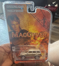 Greenlight Hollywood MacGyver 1986 Jeep Cherokee Wagoneer 1:64 Gray Ltd Ed