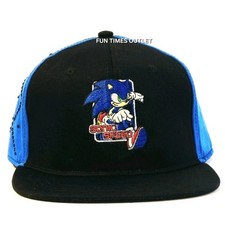 Sonic The Hedgehog Cap Embroidered Hat Video Gamer Youth Adult Size OSFM SEGA