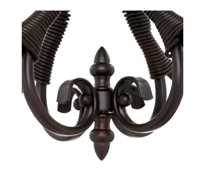 Golden Lighting Homestead Collection 4-Light Rubbed Bronze Chandelier NEW - Image 3 of 4