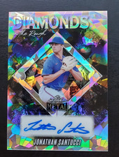 2025 Leaf Metal Jonathan Santucci Diamonds in the Rough Crystal Auto 23/25 Mets