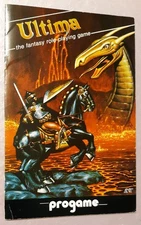 Progame Ultima by California Pacific RPG with Ziplock bag Apple II+,IIe,IIc,IIgs