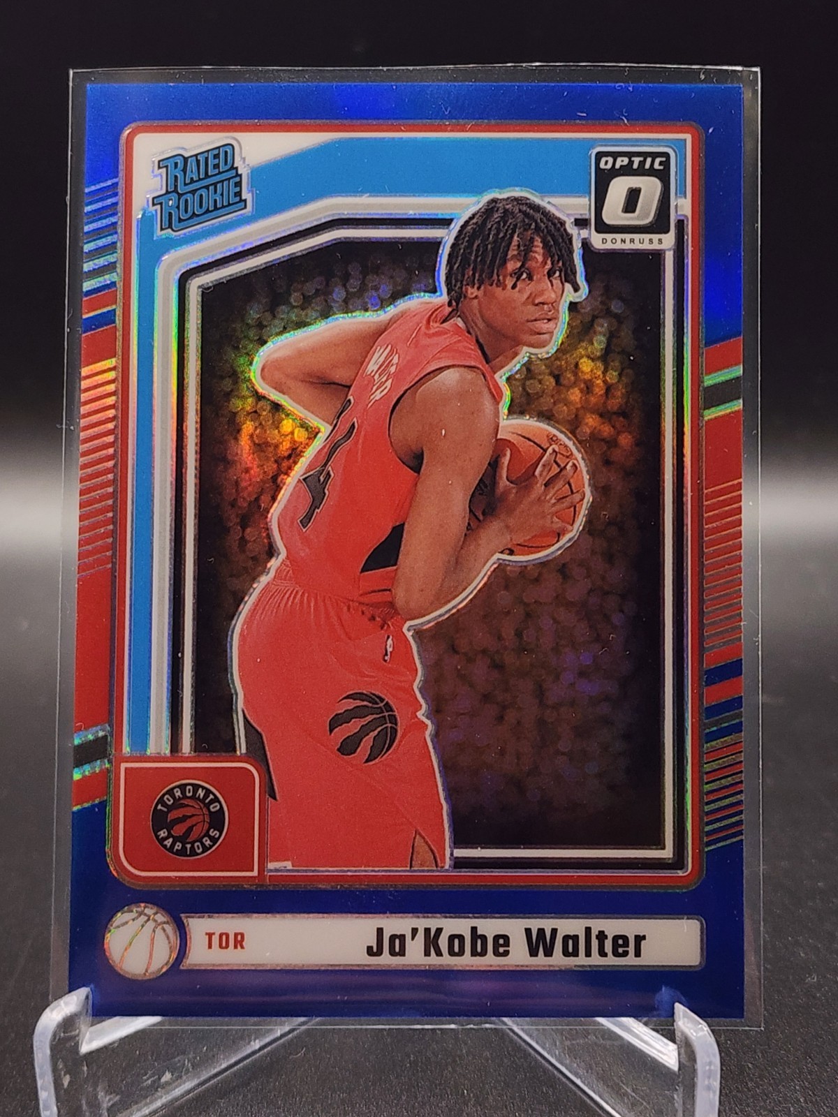 2024-25 Panini Donruss Ja'Kobe Walter Rated Rookie Optic Preview Blue 34/49 RC!