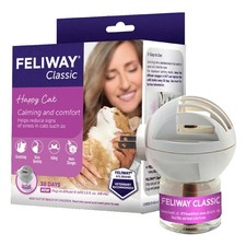 FELIWAY Classic 30 Day Cat Calming Plug In Pheromone Diffuser 48 ml, Purple
