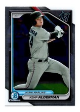 Kemp Alderman 2024 Bowman Chrome Prospects #BCP-82 Miami Marlins