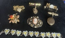 Vintage brooches,pins,bracelets. Mother’s Day gifts