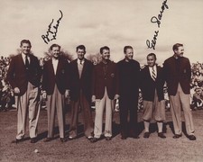 GENE SARAZEN - AUTOGRAPHED SIGNED PHOTOGRAPH CO-SIGNED BY: BYRON NELSON