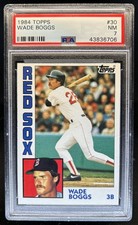 1984 Topps Wade Boggs #30 Red Sox PSA 7