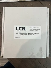 NEW LCN 8310-856T, Push to Open Round Handicap Pushplate w/Switch, 4.5″