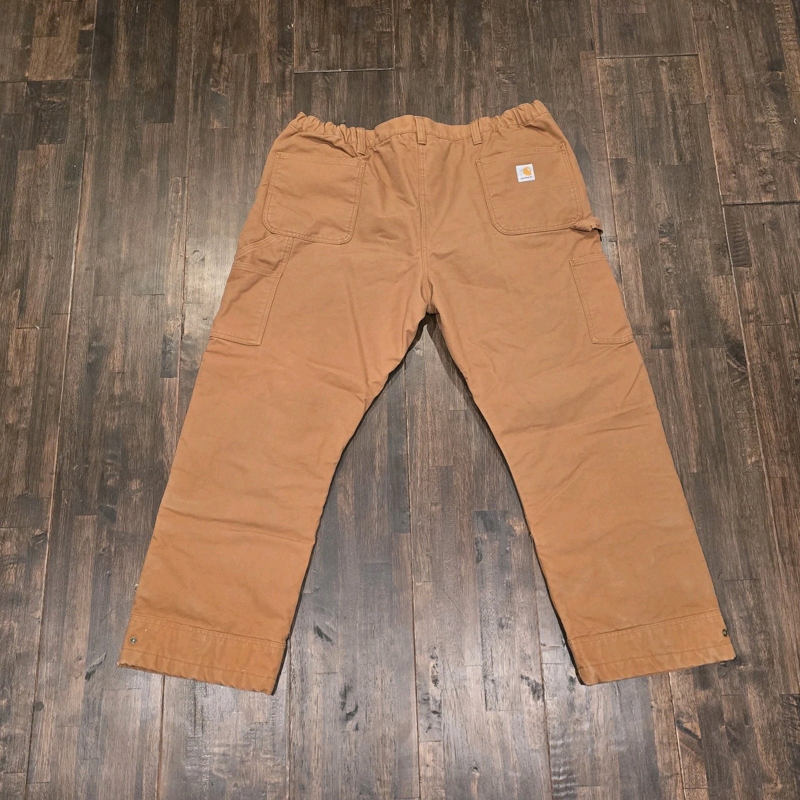 Carhartt Short Brown Insulated Double Knee Work Pants Size XL Short Thinsulate thumbnail 8