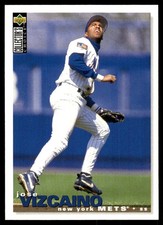 Jose Vizcaino 1995 Collector's Choice #316 Mets MLB READ FREE SHIP AutographDen
