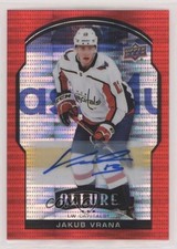 2020-21 Upper Deck Allure Red Rainbow Auto Jakub Vrana #54 Auto 0t0g