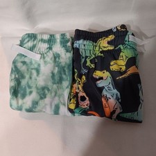 Cat  Jack shorts boys 2-pack Dino tie-dyed pajama set lot of 9