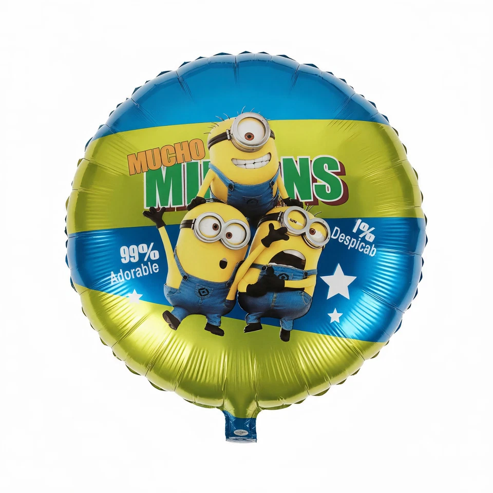 Minions Foil Balloons 10pcs Set Kids Birthday Party Cartoon Theme Decorations - Image 4 of 4