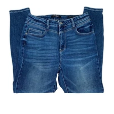 Judy Blue Womens Denim Blue Jeans Size 13/31 High Rise Skinny Fit #JB88364