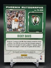 Ricky Davis Autographed Basketball Sports Trading Cards for sale