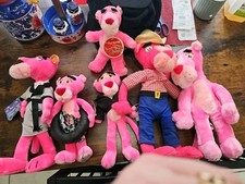 1980s Pink Panther Plush lot Of 6