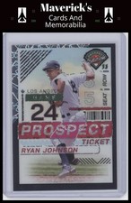 2024 Panini Prospect Edition #110 Ryan Johnson Black Velocity Holo