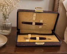 Vintage Genuine Leather Manicure Grooming Set Travel Case Nail Tools Kit