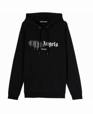 Palm Angel Hoodie Spray Black White Size XL Used 