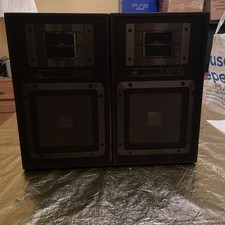 JVC SP-E1 Bookshelf Speakers Black Pair Excellent Condition Fully Working