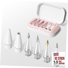 Replacement Tips for Apple Pencil Pro/2nd Gen/1st Gen/USB C, 6 Pack Apple Pink