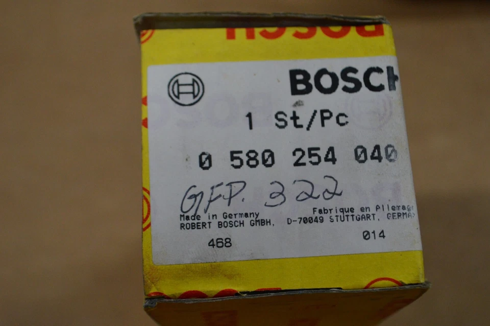 AUDI 100 200 5000 QUATTRO 1989 1990 1991 BOMBA COMBUSTIBLE BOSCH 0580254040 Foto 3 de 3