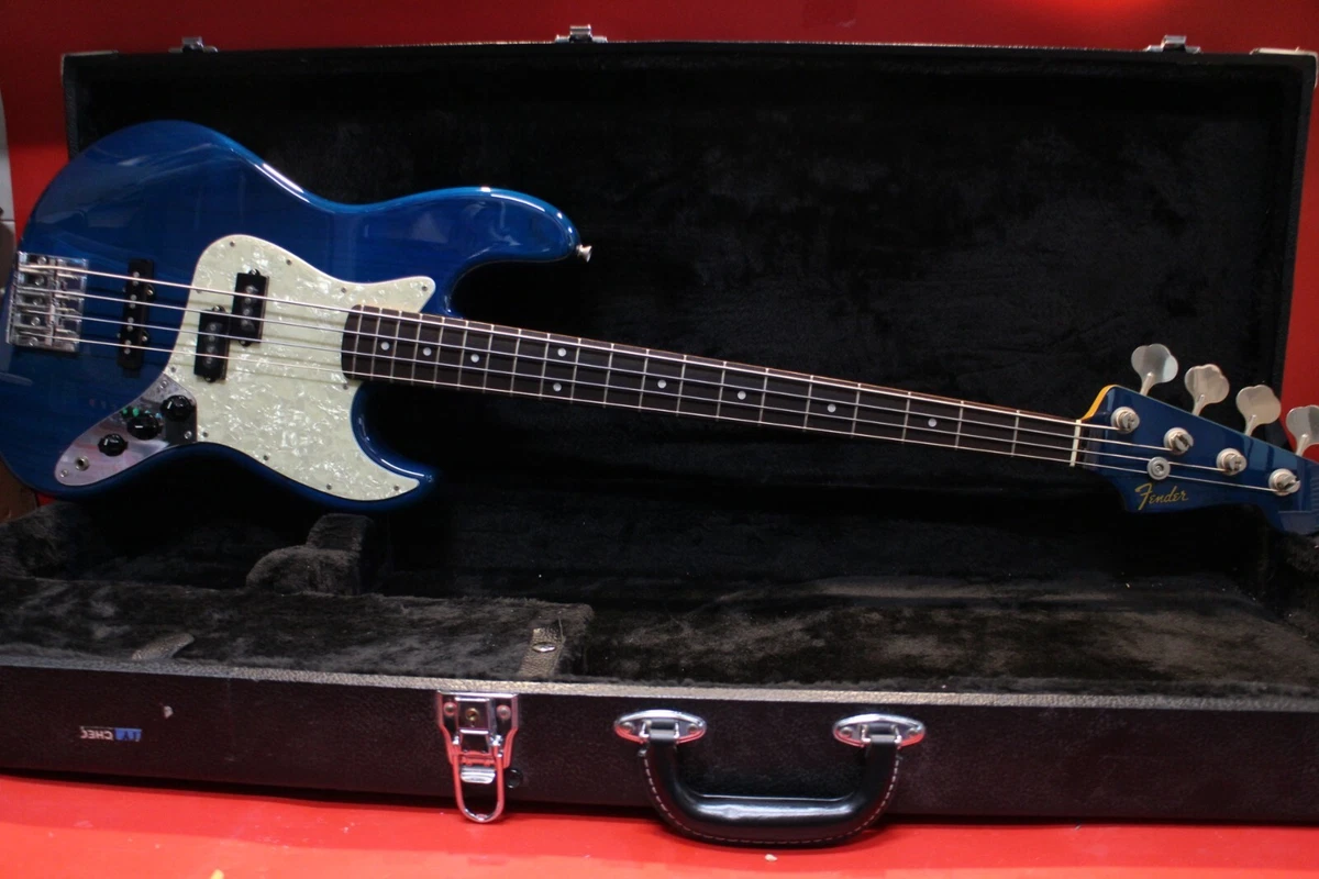 NEW Fender Japan Jazz Bass JB62PJ BD MH Blue Electric Bass GT238 230503
