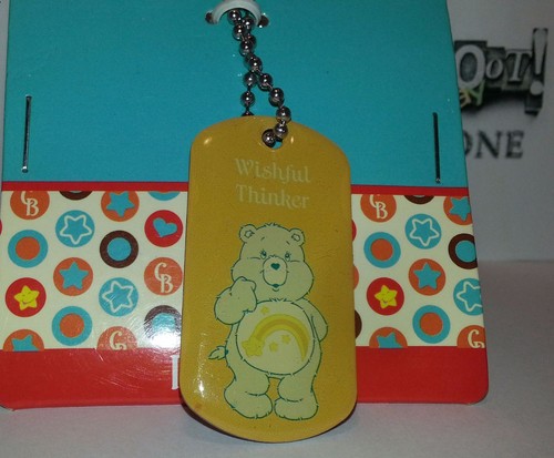 Wish Bear - Care Bear Dog Tag Necklace - Wishful Thinker - Picture 2 of 4