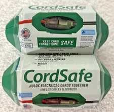NWT set of 2 Cordsafe Electrical Cord Safety Holder Hold Cords Together Safely