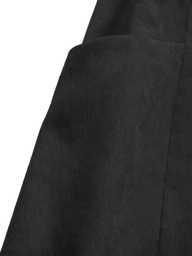 Res Ipsa Loquitur - Vintage Cord Skirt - Black - Medium 10 - Picture 4 of 4