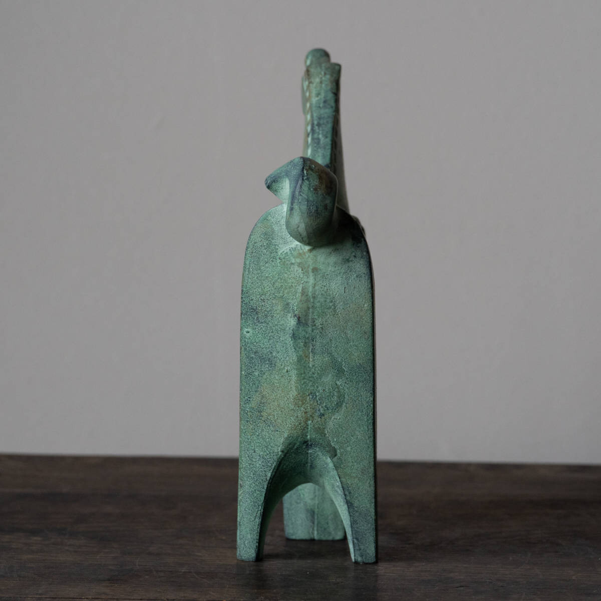 Sotaro Saegusa Iron Horse Sculpture Zodiac Figurine Japanese Art