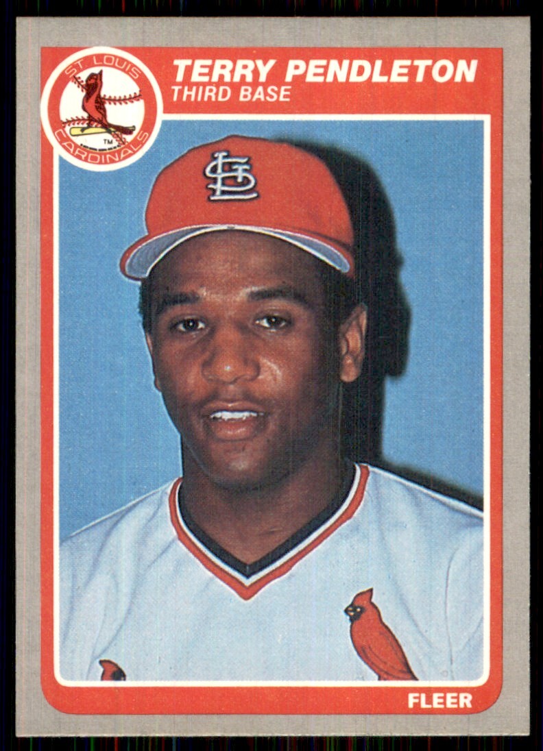 1985 Fleer #236 Terry Pendleton RC Rookie St. Louis Cardinals