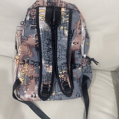 Graffiti Multicolor Backpack  Everyday Use