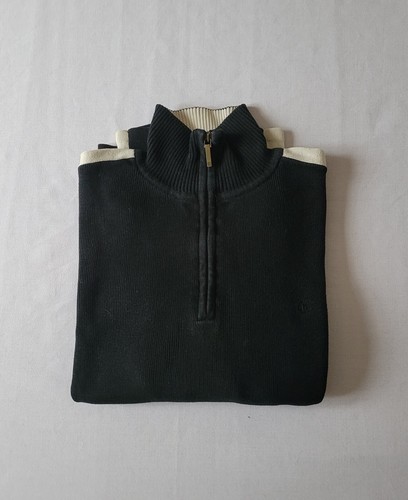 Vintage Women's Ralph Lauren quarter zip Knit Jumper Sweatshirt Size L - Picture 11 of 13