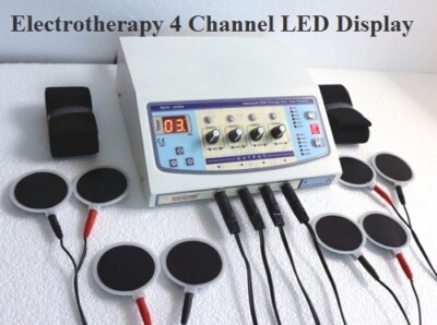 Electrotherapy DynoPlus 4 channel Unit Controlled LED Display Digital Unit Physi