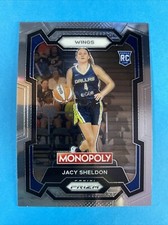 2024 WNBA Monopoly Prizm Basketball Jacy Sheldon #67 Dallas Wings RC